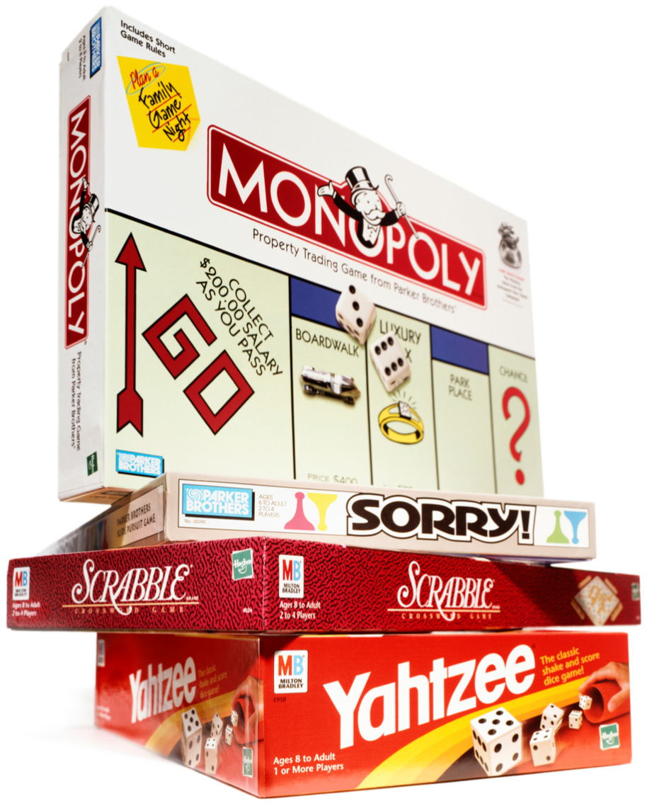 stock image of board games
