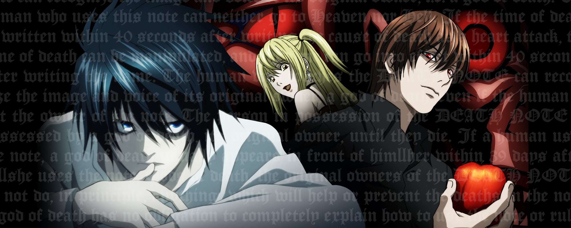 characters from anime Death Note