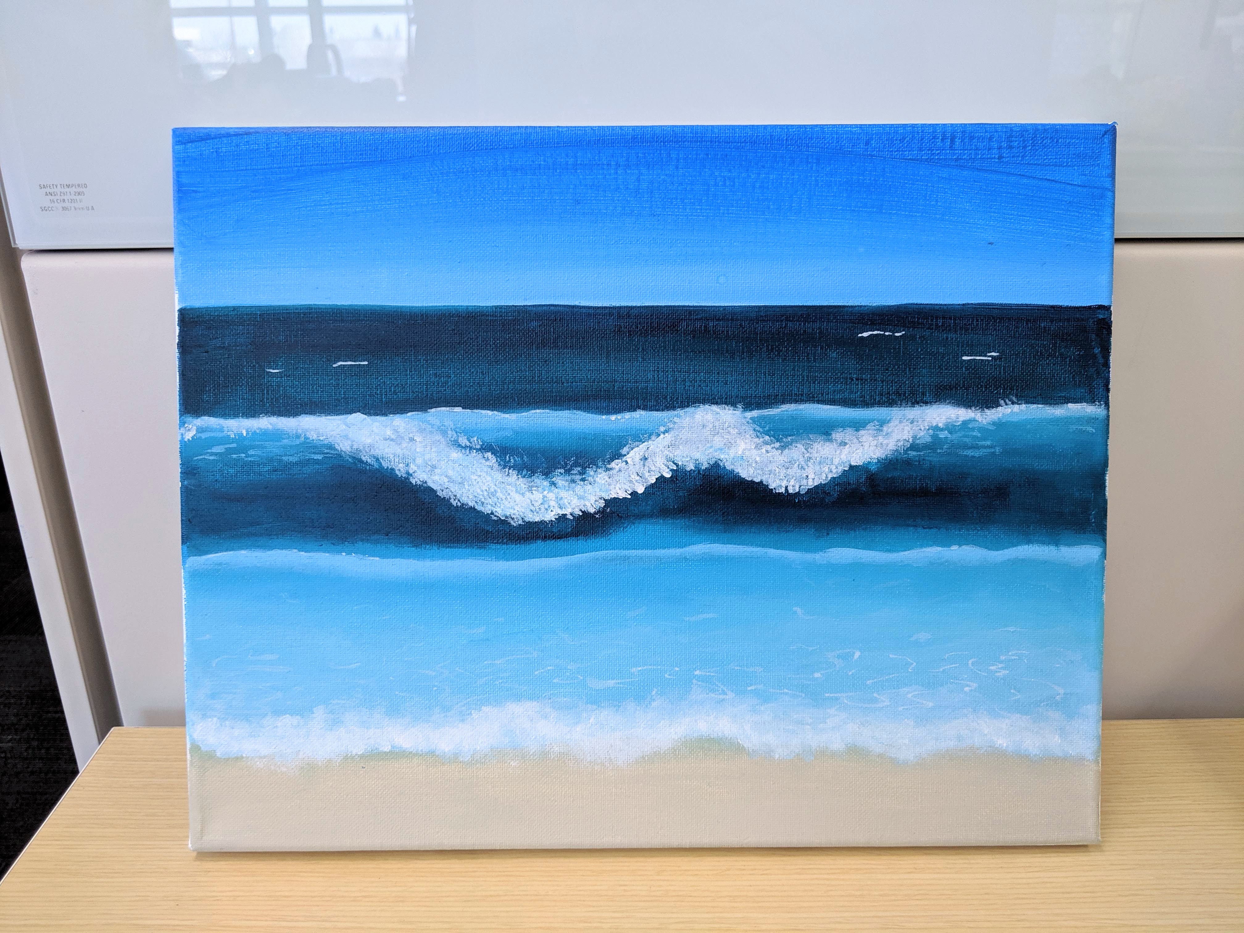 "Beach Waves" Painting 
