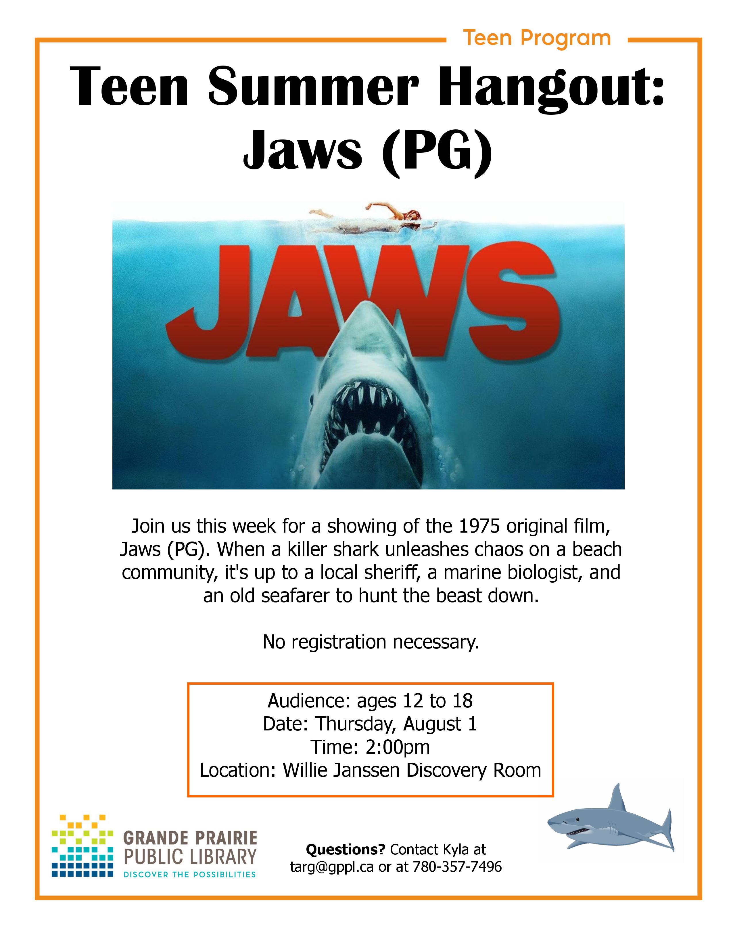 Jaws Event Poster