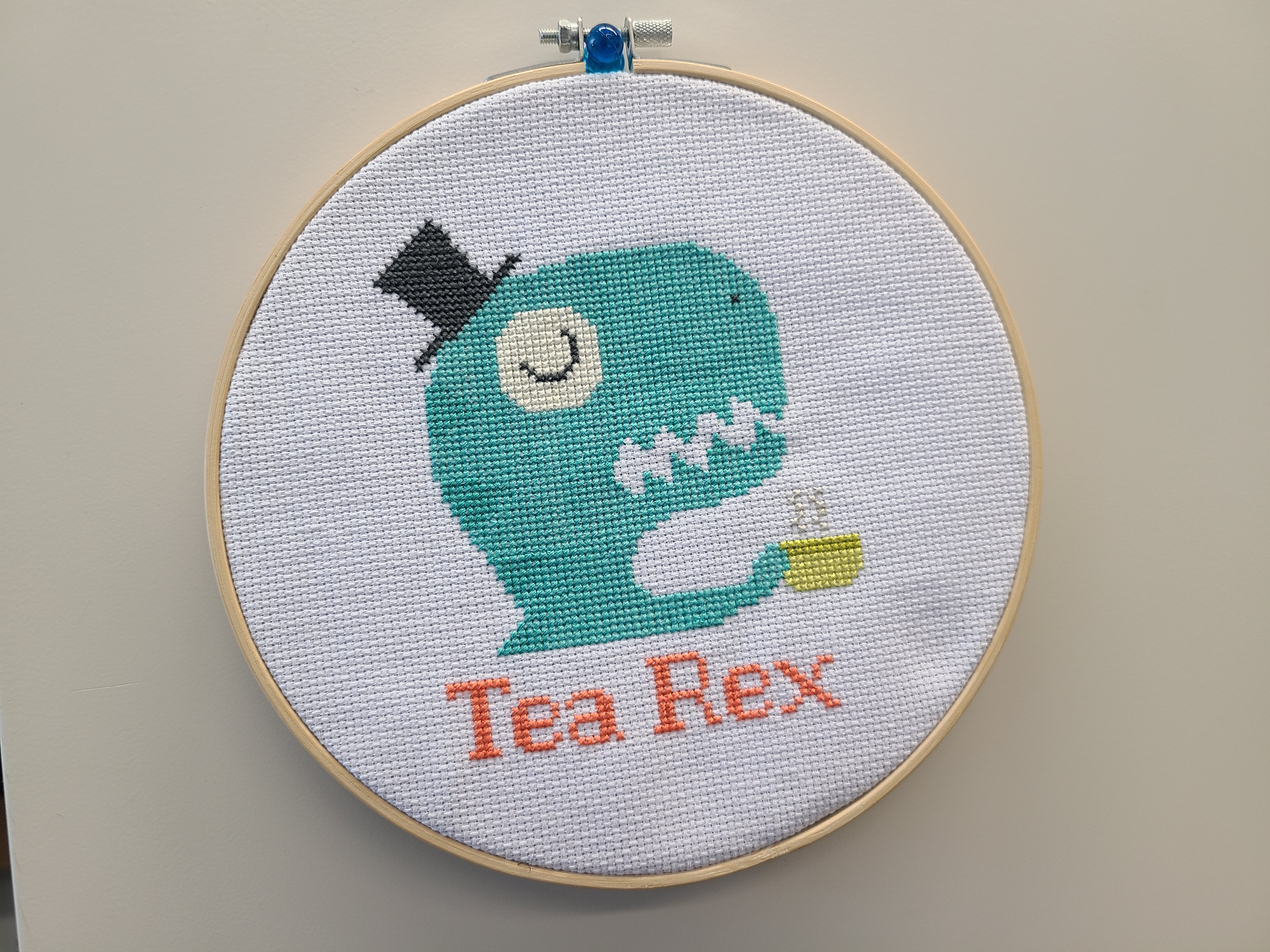 tea-rex cross stitch example