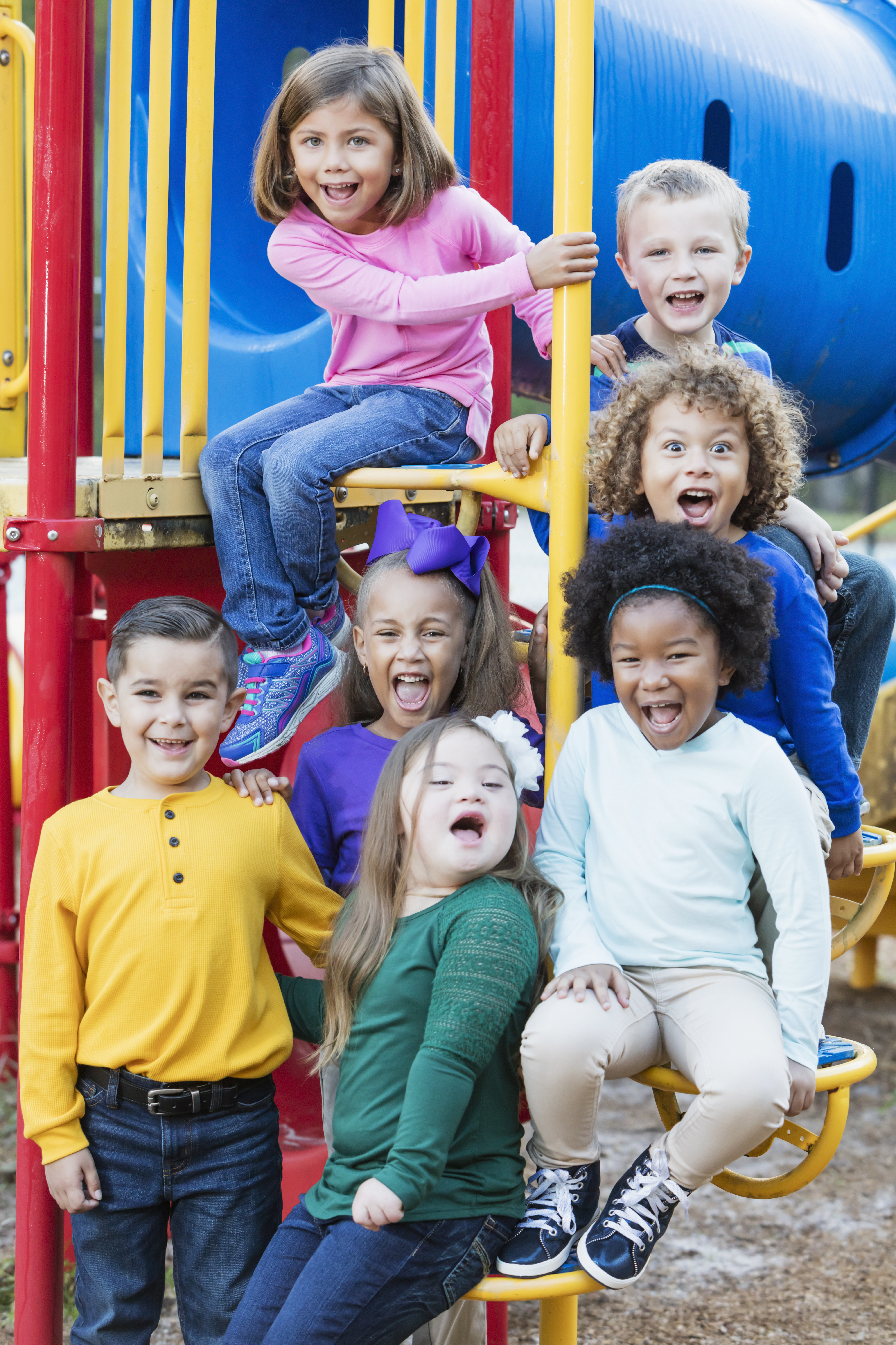 children at playground
