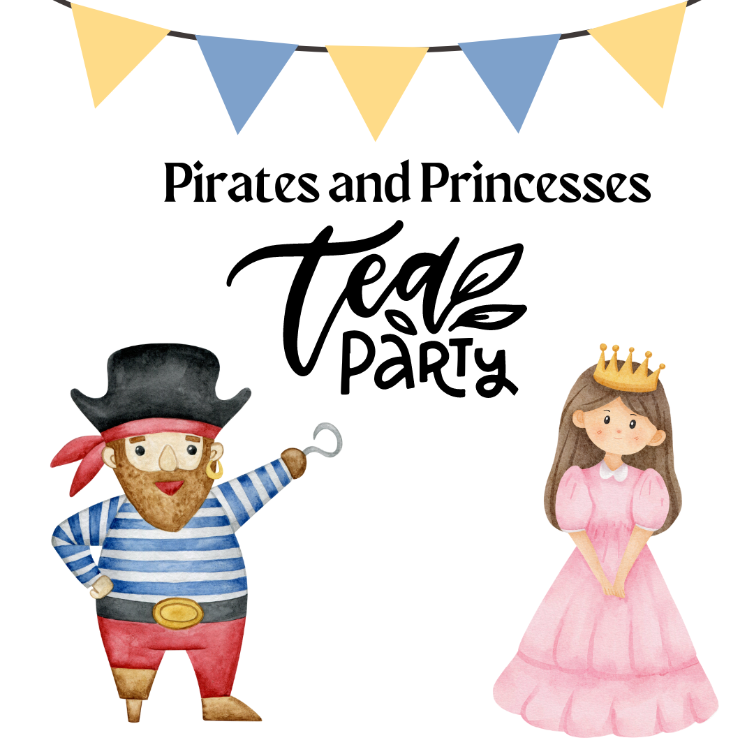 pirate, princess, banner