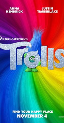 Trolls movie poster image