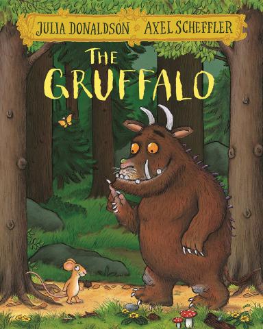 The gruffalo in the woods