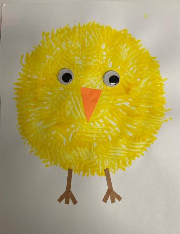 painting of chick