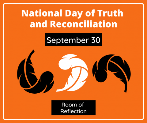 Image of feathers and National Day of Truth and Reconciliation