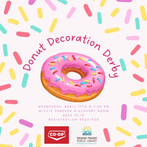 Donut Decoration Derby, sponsored by New Horizon Co-op