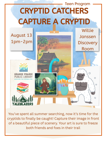 Cryptids are shown over scenery