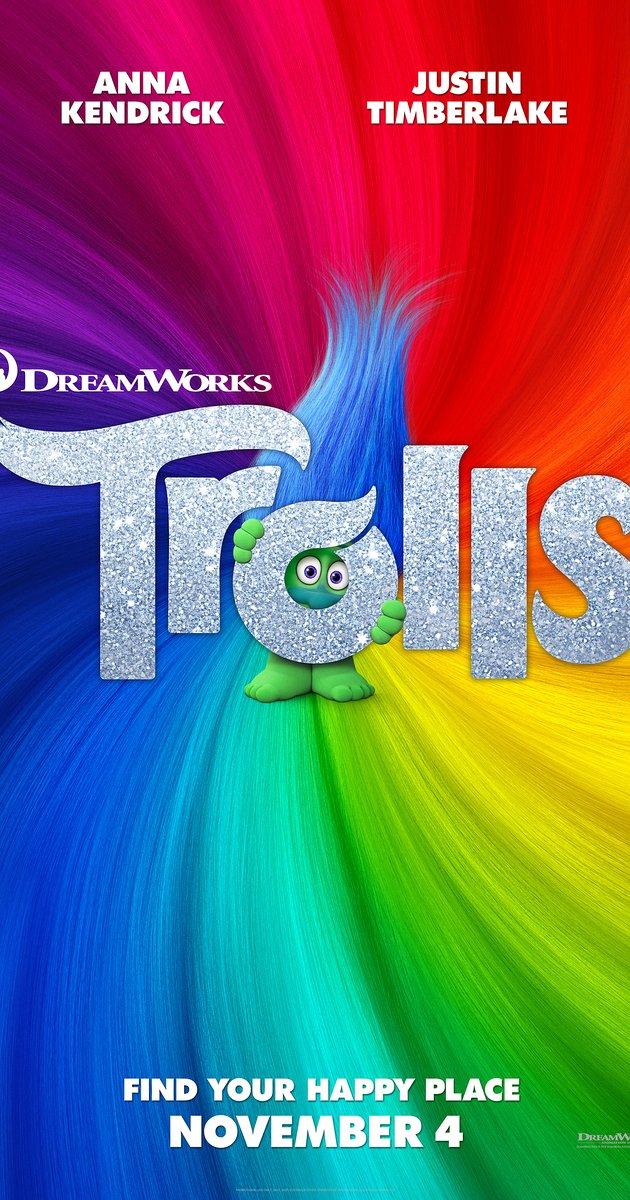 Trolls movie poster image