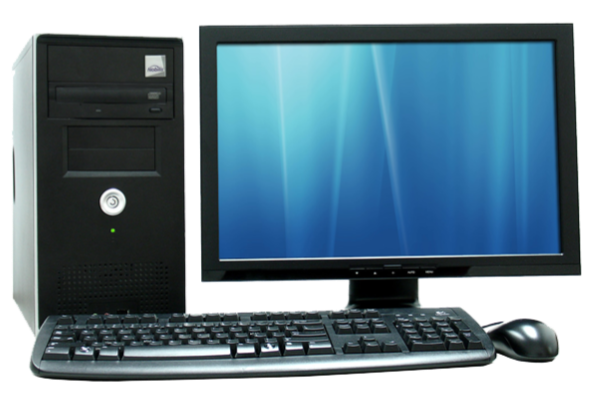 stock photo of desktop computer 