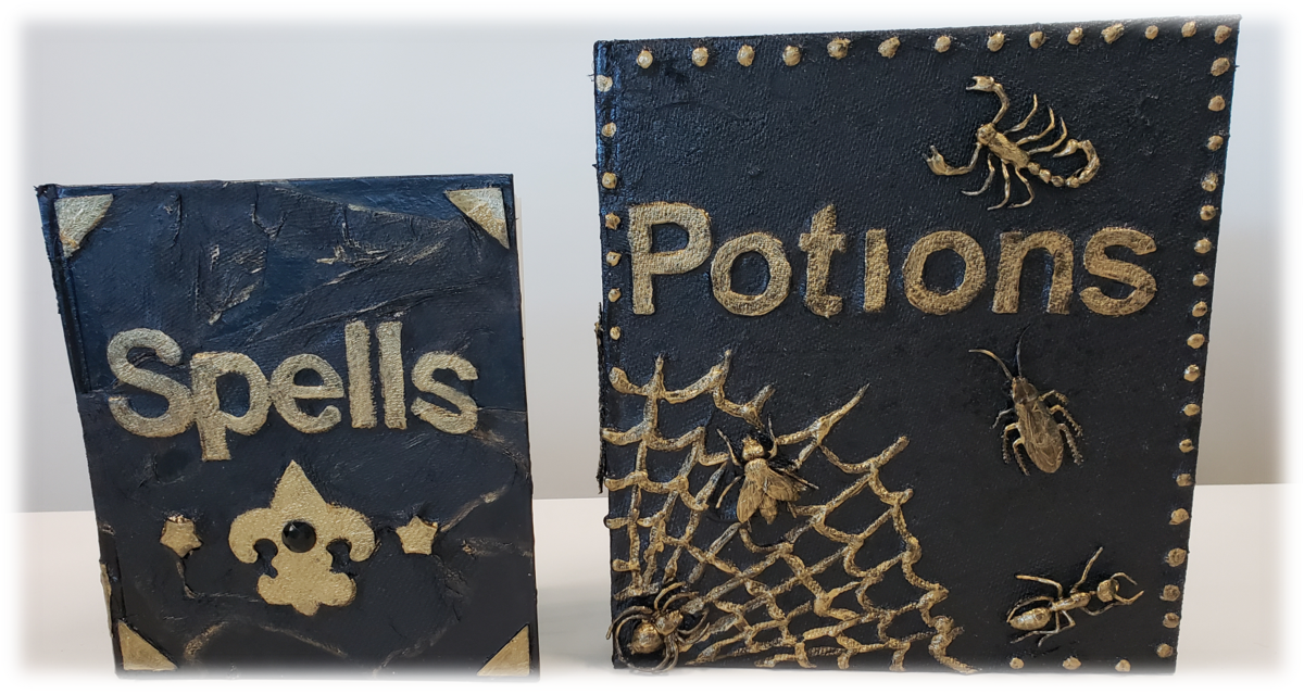 Image of finished spell book, 