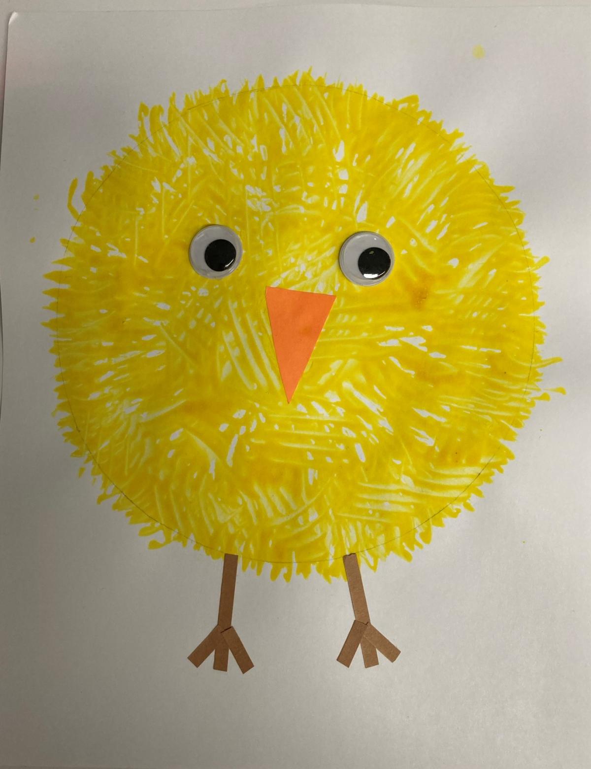 painting of chick