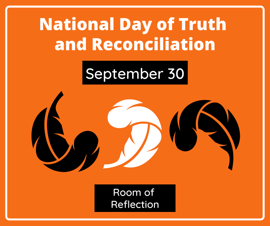 Image of feathers and National Day of Truth and Reconciliation