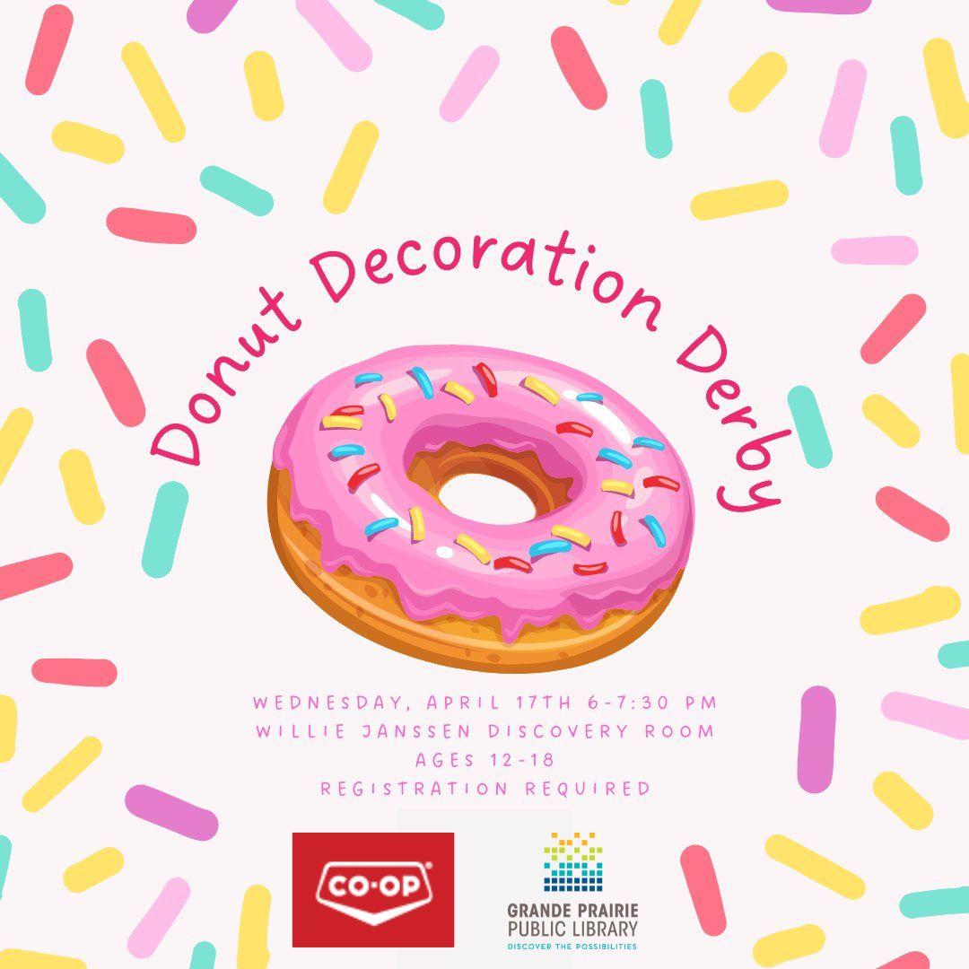 Donut Decoration Derby, sponsored by New Horizon Co-op