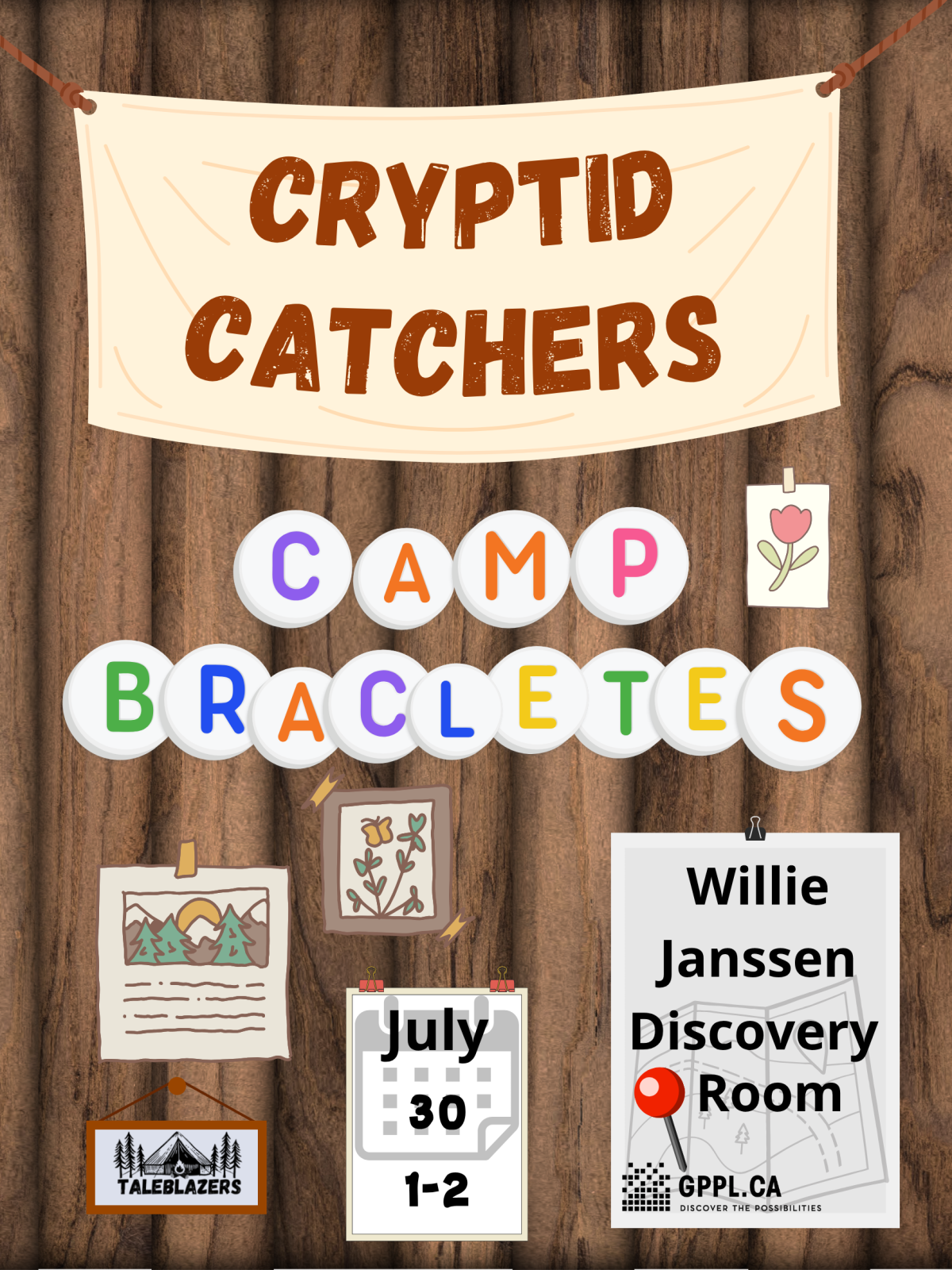 Cryptid Catchers make bead bracelets as a reminder of a taleblazing summer!