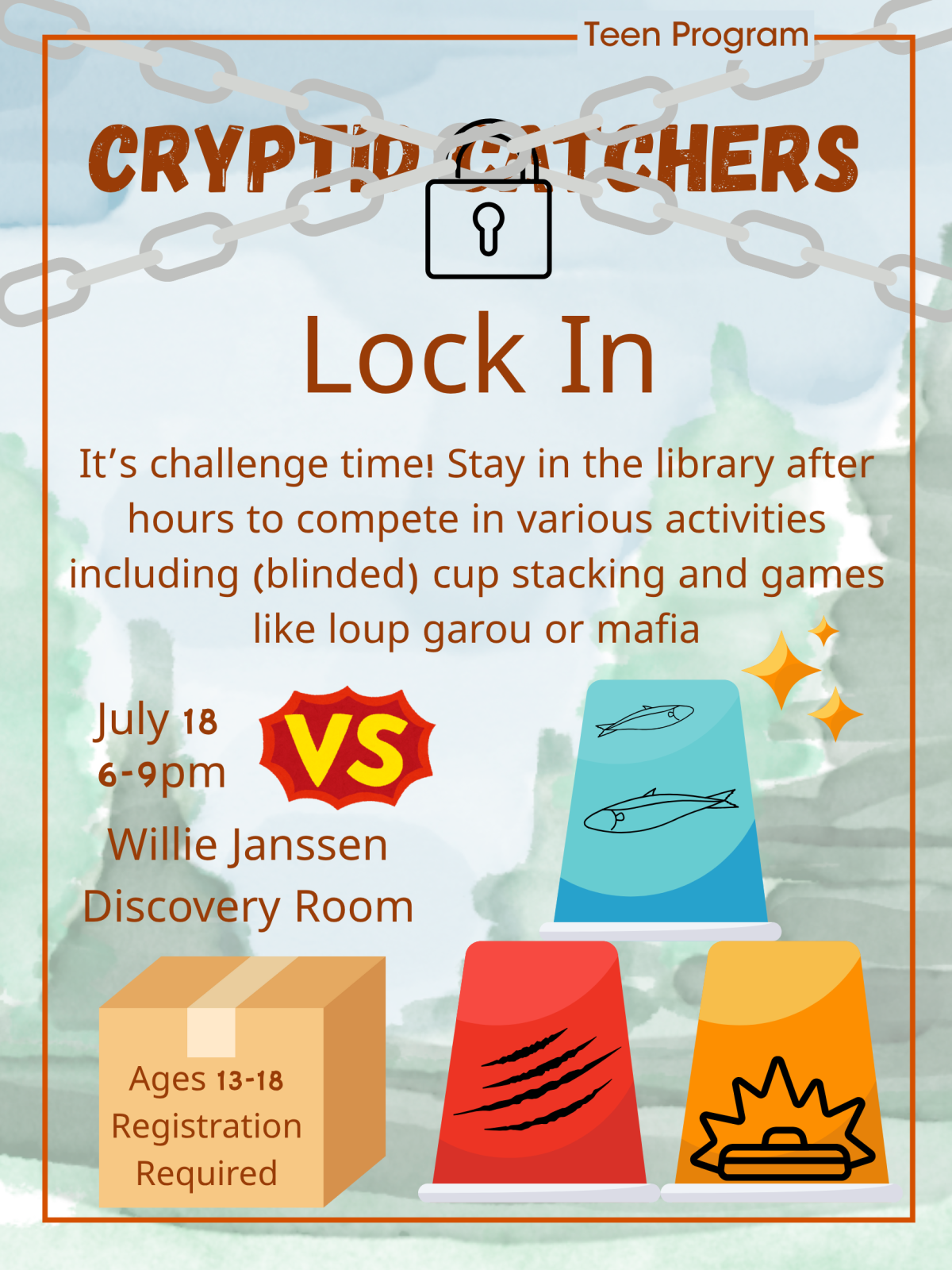 Cryptid Catchers are locked-in